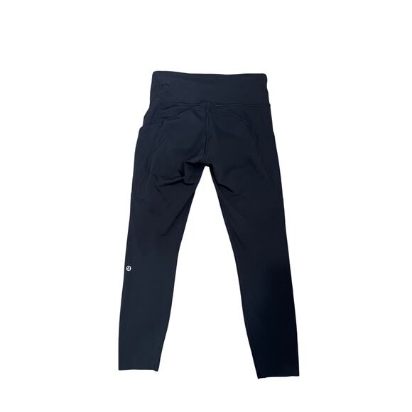 Lululemon Fast & Free 7/8 Tight II *Non-Reflective Nulux 25" Black Size 8 - Picture 4 of 6